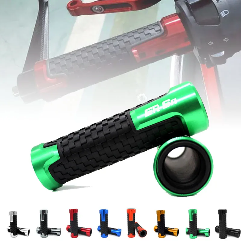 For NINJA ER6N ER 6N ER-6N 2006 2007 2008 Motorcycle Hand Grips Handle Bar Handlebar Hand Grip