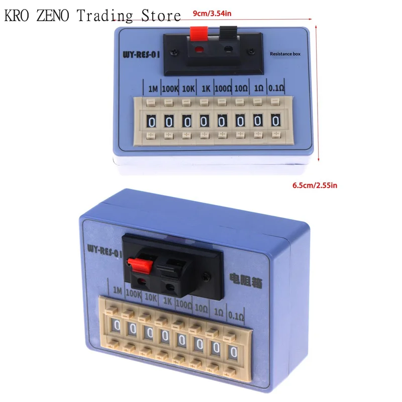 WY-RES-01 Resistance Box Pocket Resistance Box, Dial Programming Resistance Box For Electrical Equipment Tool Accessory