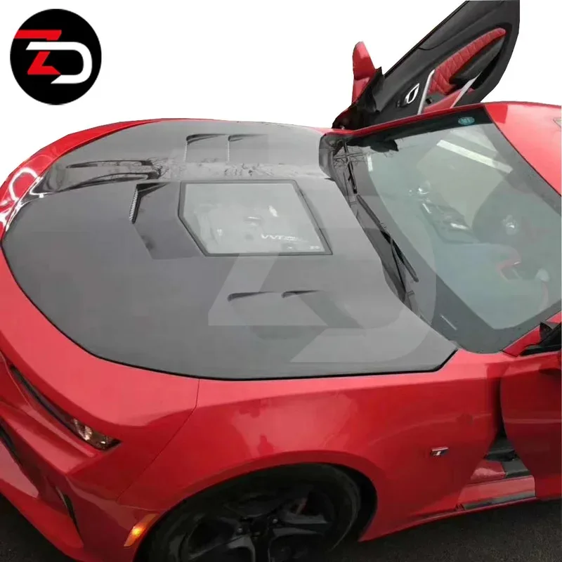 

New ved Body Kits Carbon Engine Hood Bonnet Glass Auto Parts Suitable