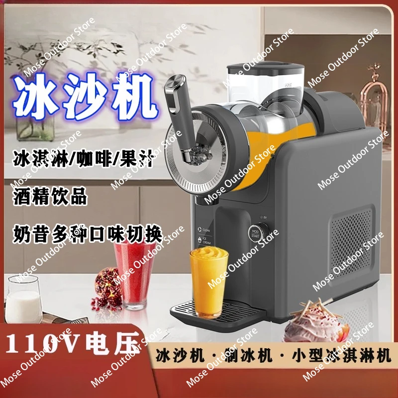 

Small Soft Drink Ice Cream Machine 1.8L Slush Machine Countertop Beverage Smoothie Machine Portable Automatic Cold Drink
