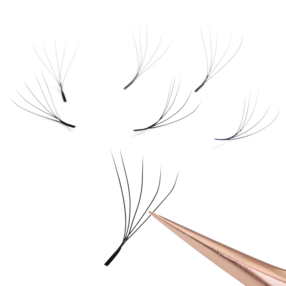 ANNAFRIS 5DW Shape Bloom Eyelash Extensions Speed Automatic Flowering Premade Volume Fans Faux Mink False Lashes Supplies