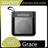 Xdobo Grace Portable Lightweight Speaker 5W TWS Stereo Subwoofer IPX6 Waterproof Outdoor Camping Hiking Speaker Support TF Card