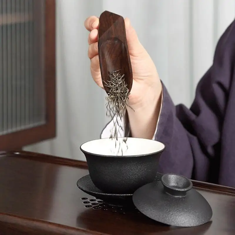 

G6KF Wooden Tea Shovel Tea Accessories Handmade Tea Ceremony Kung Fu Tea Spoons