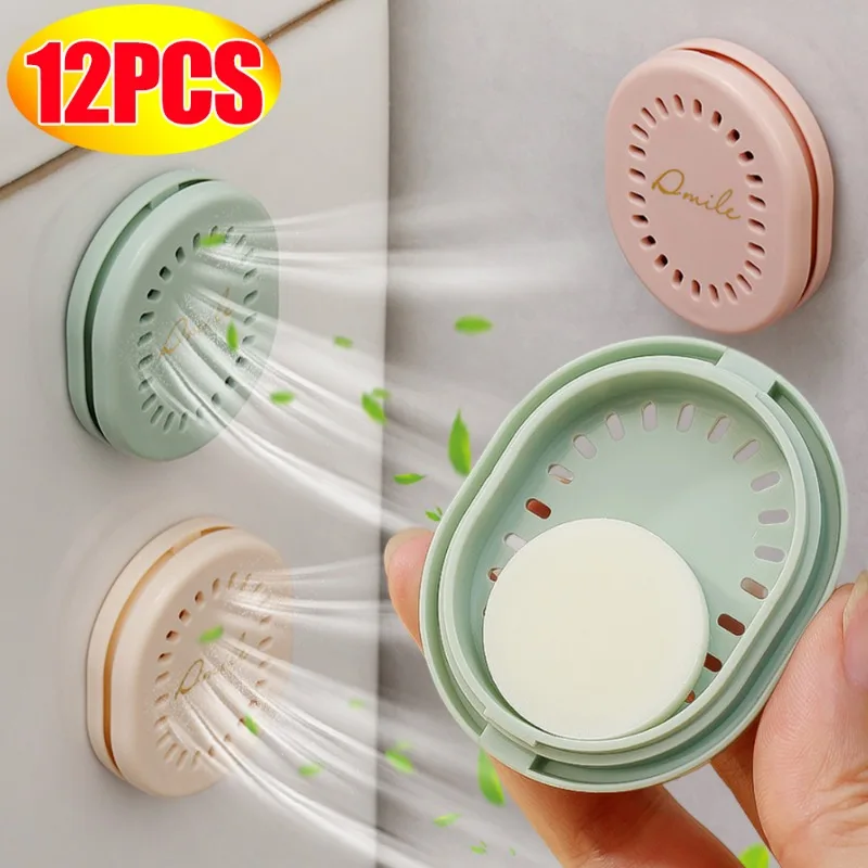 12/1PCS Aromatherapy Solid Air Fresheners Fragrance Deodorization Bathroom Bedroom Wardrobe Toilet Deodorant Solid Air Fresher