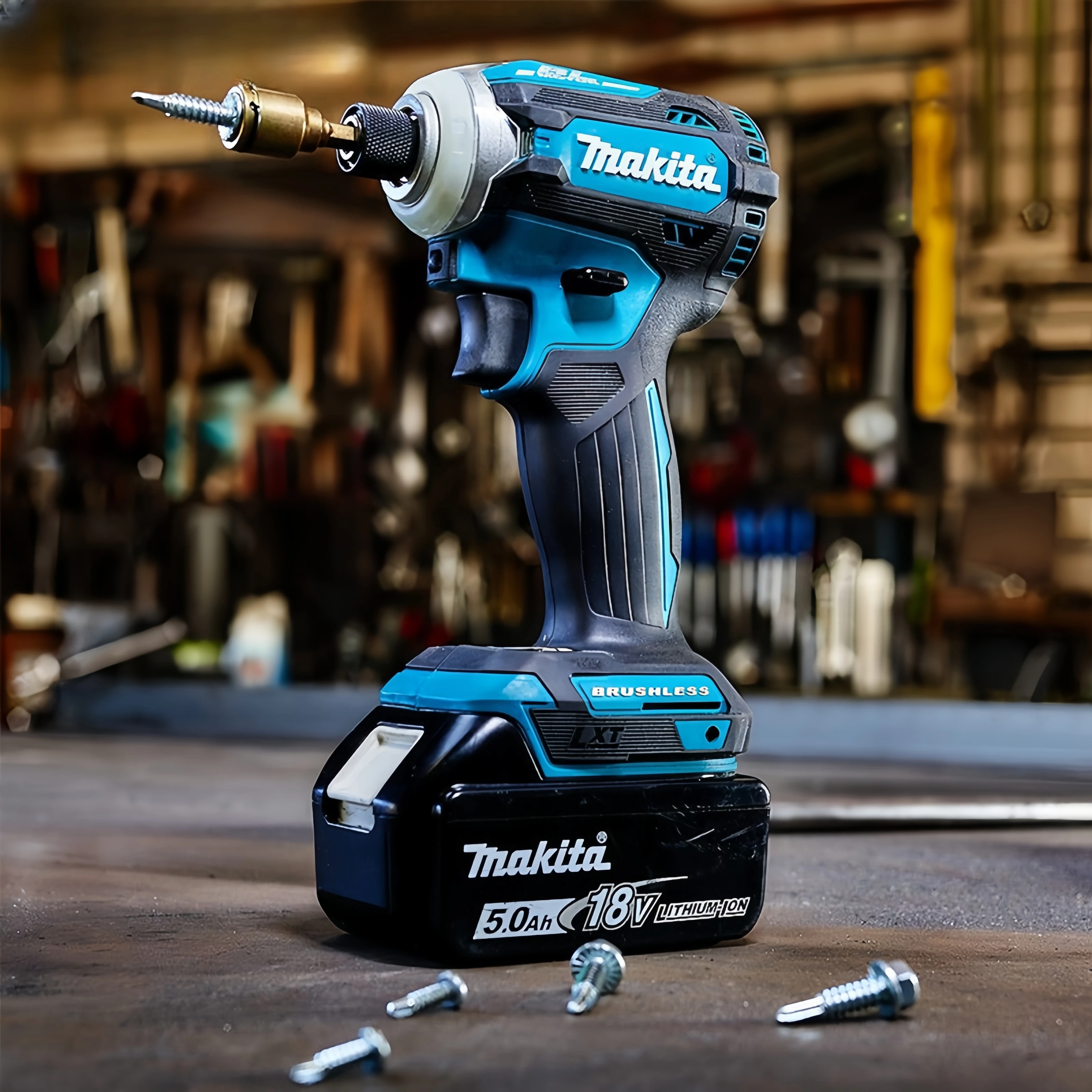 

Makita DTD172 18V Cordless Brushless Impact Driver Power Tools Wrench Rechargeable Screwdriver electric drill 전동드릴