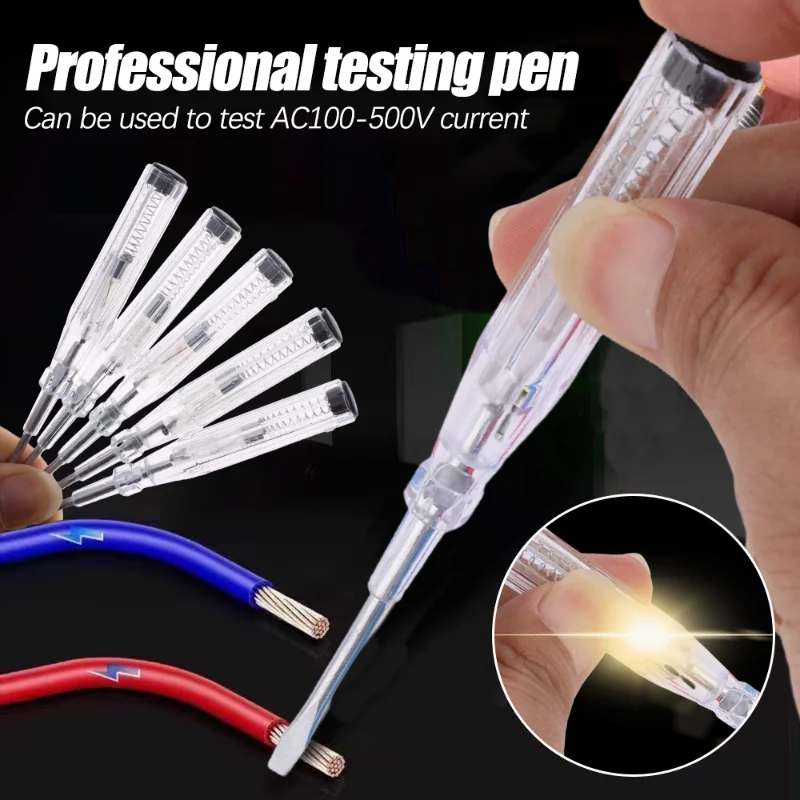 Test Pen Detect Line Breakpoints Quickly Voltmeter Power Detector Voltage Meters Test Pen Screwdriver Voltage