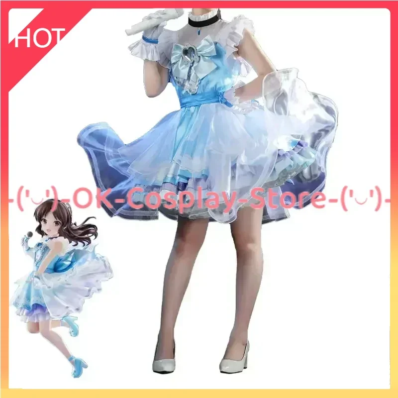 Tachibana Arisu Cosplay Costume Women Cute Dancing Dress Halloween Cute Uniforms Anime Clothing White Lolita Custom Made