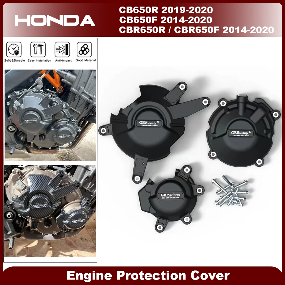 

For HONDA CBR650R CBR650F CB650F 2014-2020 CB650R 2019-2020 GB Racing Motorcycle Engine Protect Cover Clutch Protection Cover