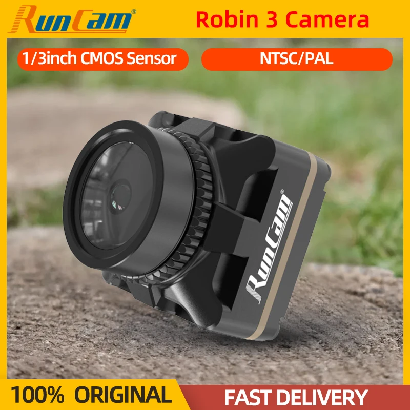 

RunCam Robin 3 FPV Camera 1/3 1200TVL FOV 150° CMOS Camera NTSC/PAL WDR Wide Dynamic For FPV RC Racing Quadcopter Drone