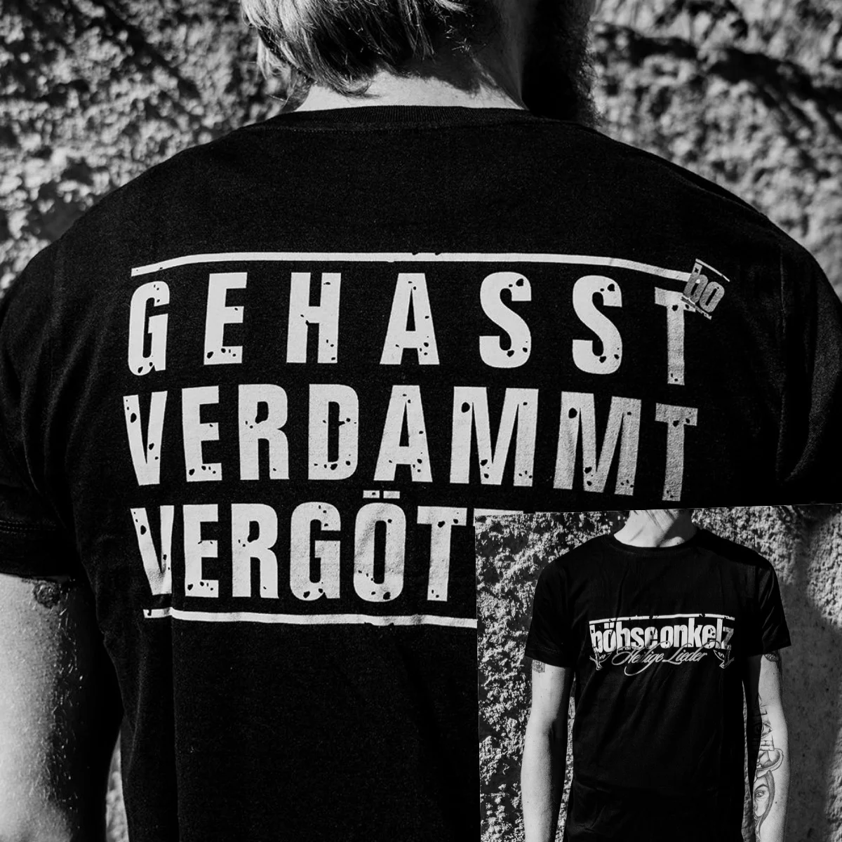 Gehasst Böhse Onkelz Band T-Shirt Baumwolle Grafik-T-Shirt Herren Damen Sommer Streetwear
