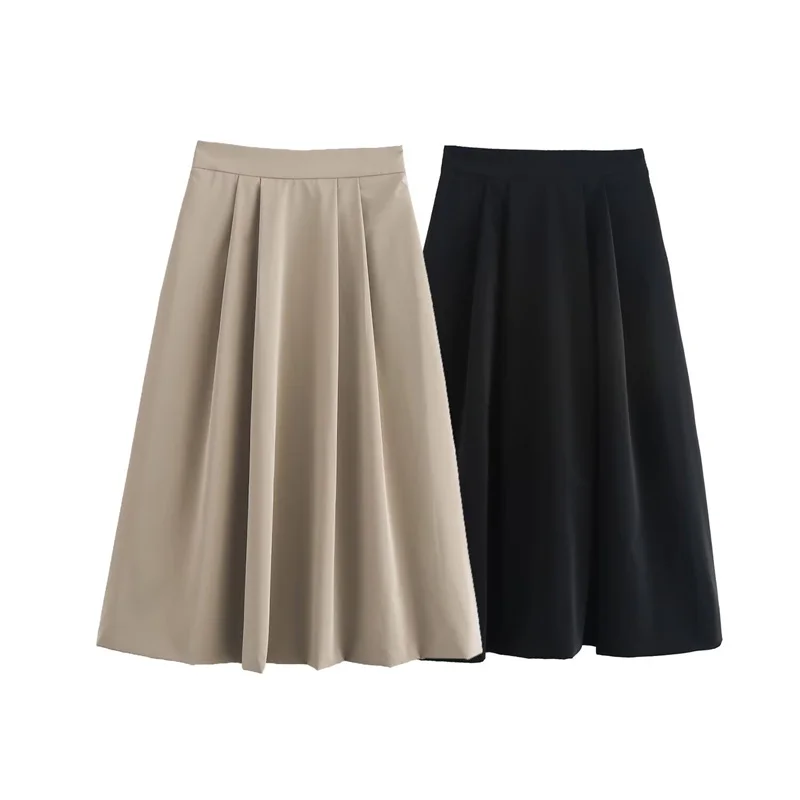 

Autumn Women's Half-body Skirt 2024 New Casual Fashion Loose High Waist A-line Skirt Elegant Streetwear Women's Skirts