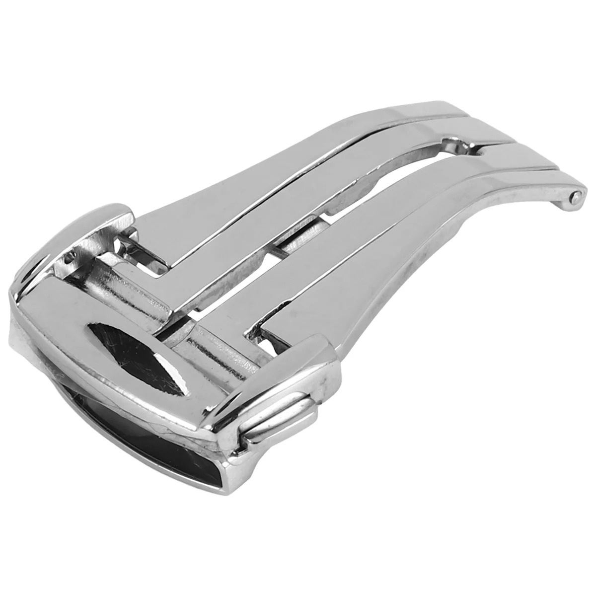 HEIßER 20mm Edelstahl Faltschließe Uhrenarmband Faltschließe Für Glatt # 20 mm