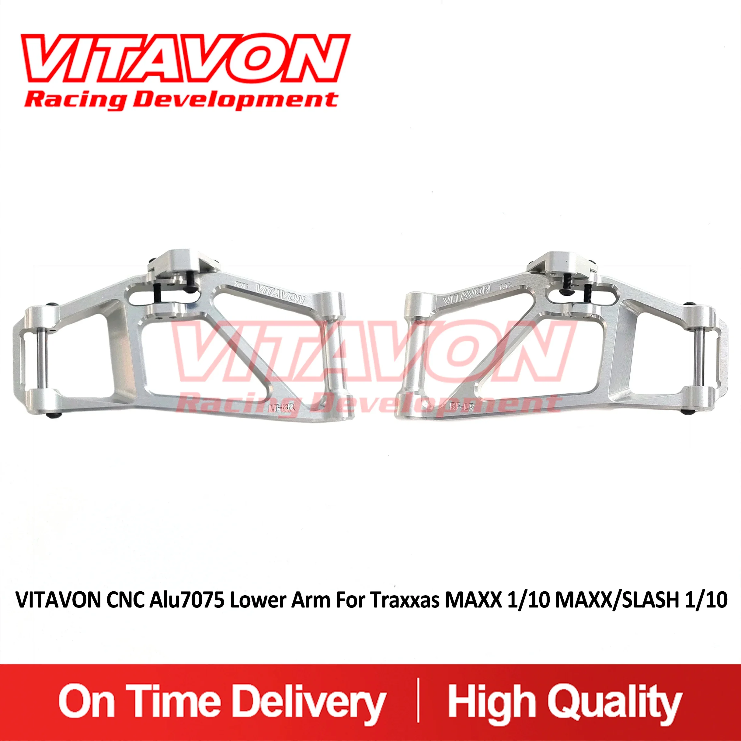 

VITAVON CNC Alu7075 Lower Arm For Traxxas MAXX 1/10 MAXX/SLASH 1/10