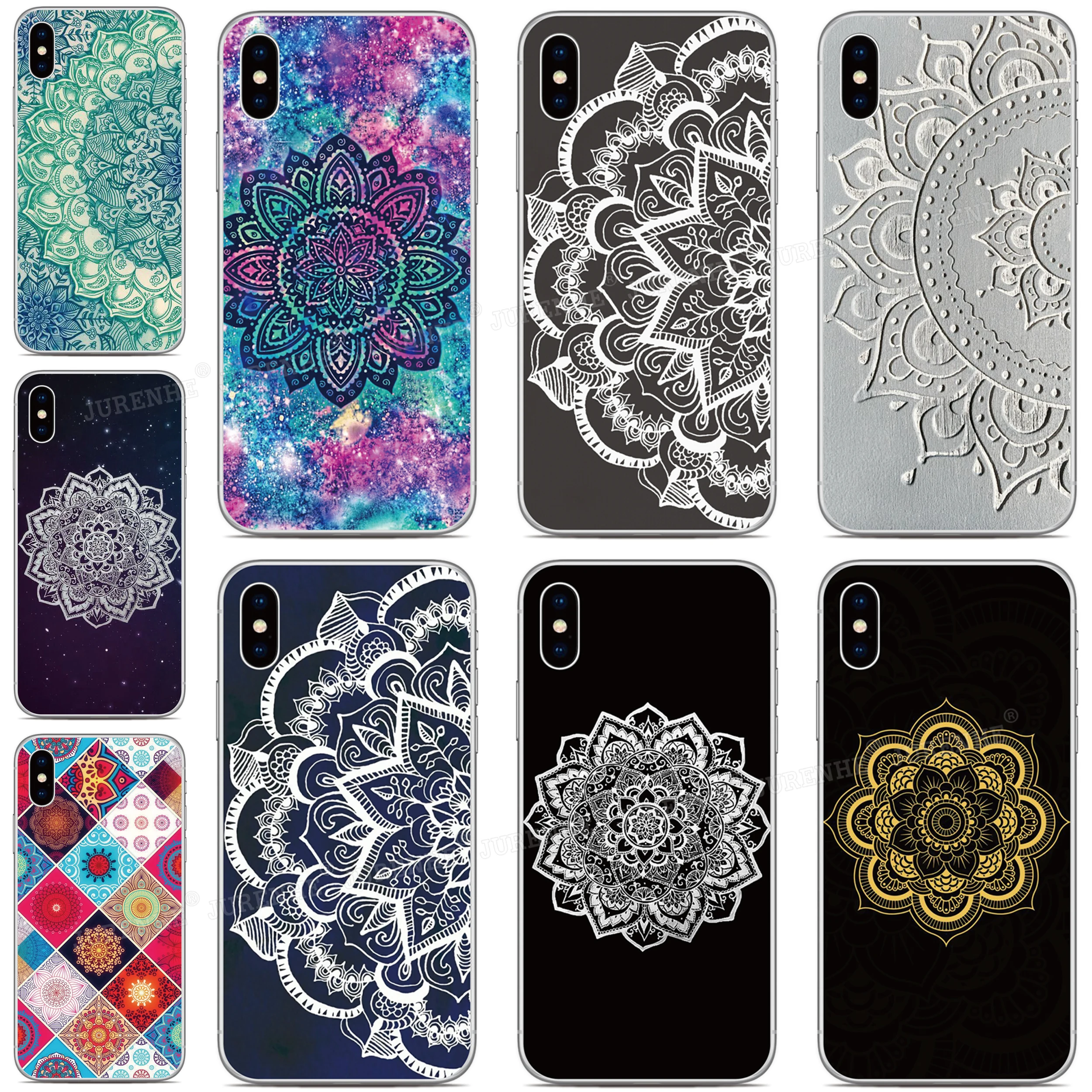 Mandala Floral Phone Case For UMIDIGI Note 90 G9 G6 G5A G5 Mecha G3 Plus Max A15 A15C A15T A9 A13 Pro Max 5G Bison X20 GT Cover