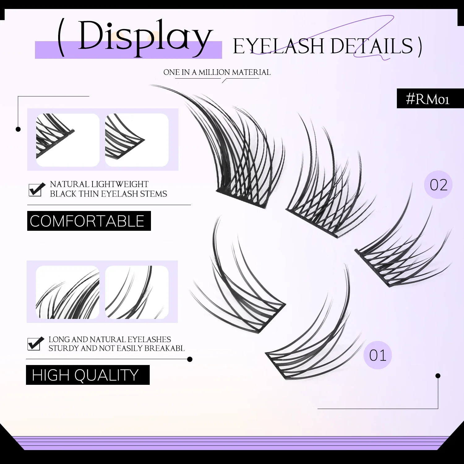 GROINNEYA Wimpers Clusters 320 stks Natuurlijke Wimperverlenging Cluster Wimpers Volume Gemengde Lade Wimpers Cluster Natuurlijke Wimpers