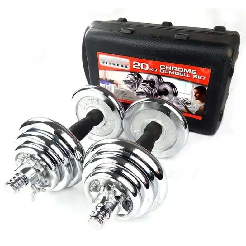 Manufacturers Selling 20kg-30kgkg Gym Commercial Fitness Weight Adjustable Dumbbell Barbell Set.