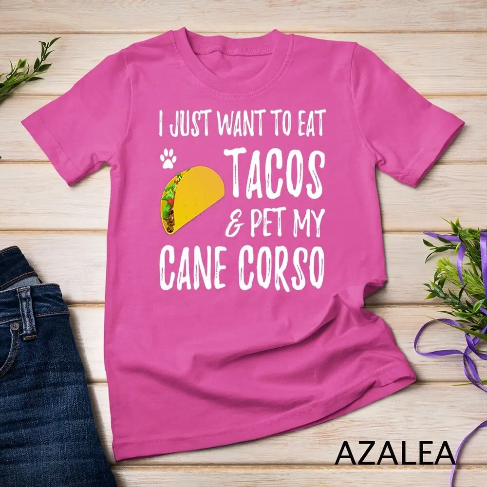 Cane Corso Taco Lover Cinco de Mayo Cat Mom Gift Unisex T-shirt