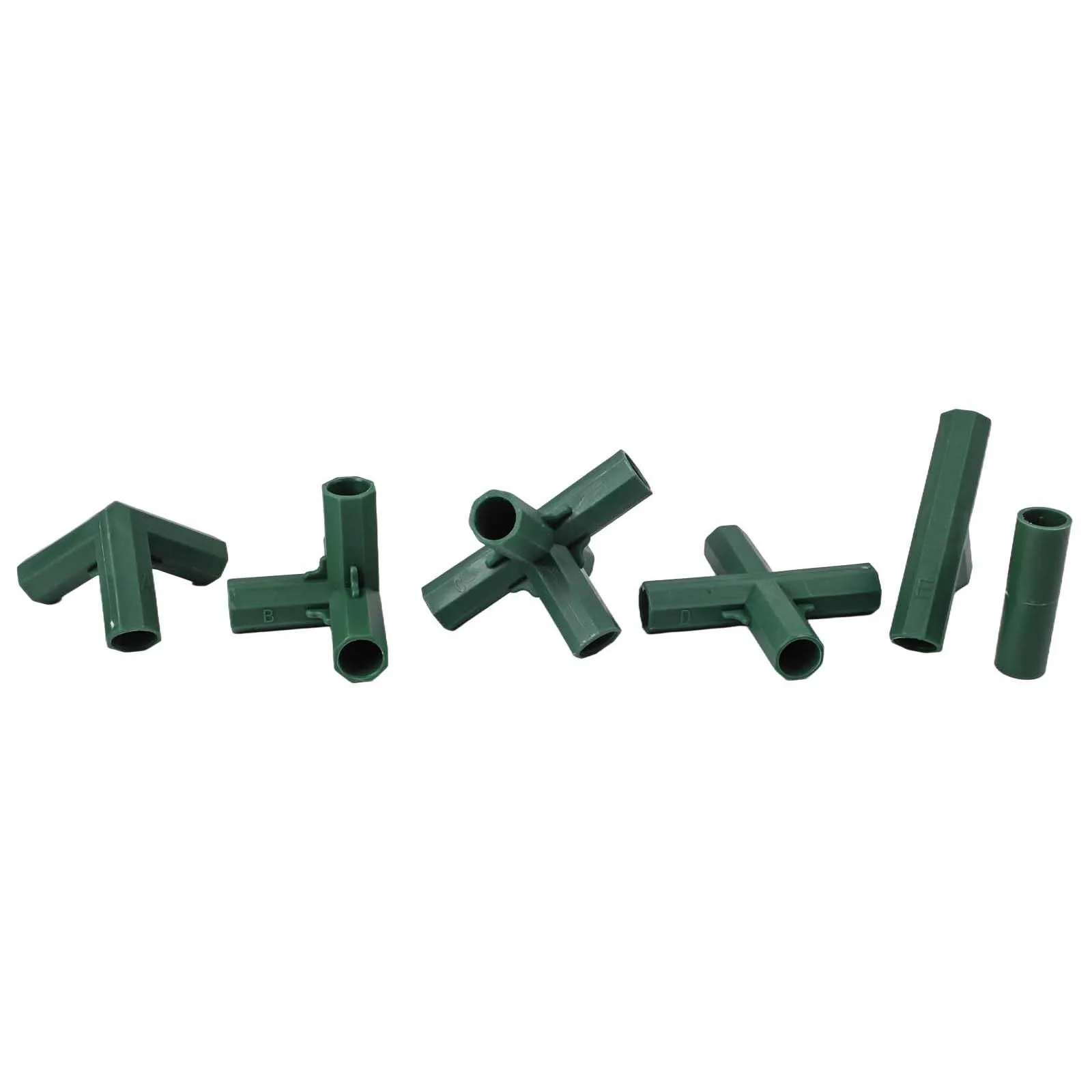 For Gardening For Organization Green Greenhouse Connectors 5-way Design Customizable Structure Easy Installation