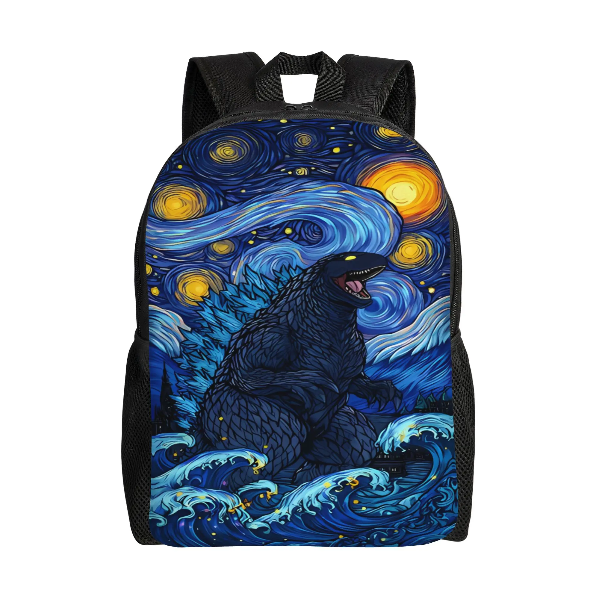 Godzillaed 3D Printed Backpack  Cycling Backpacks Student Unisex High Quality Big School Bags Aesthetic Rucksack