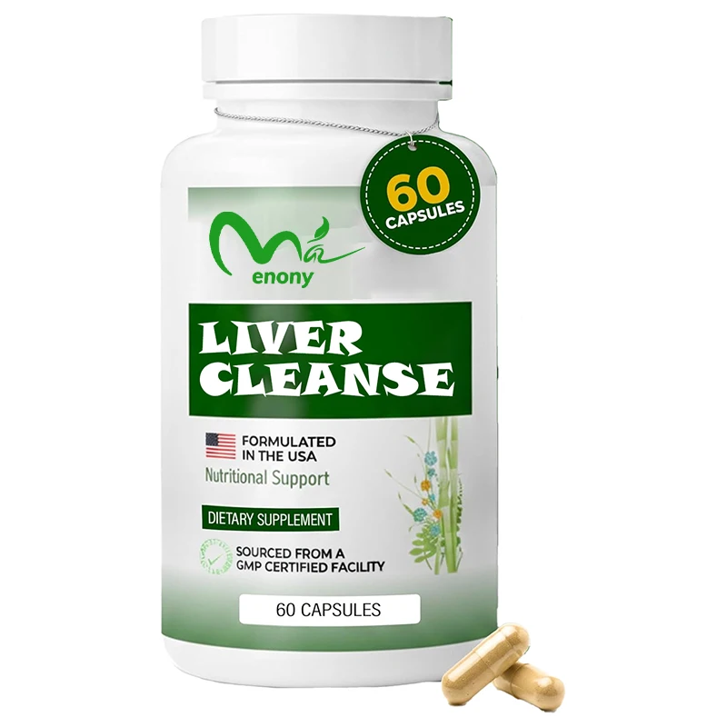 Liver Purification and Repair, Contains Milk Thistle Liver Support Supplement, Relieves Fatty Liver and Gallbladder, 60 Capsules