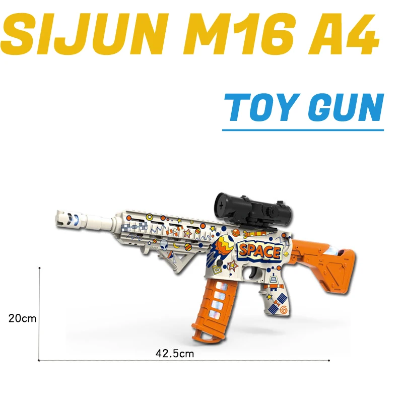 

AK UNCLE SIJUN M16 A4 Gel Electric Toy Gun WBB 7-8 Water Electric MOSFET Toy Gun