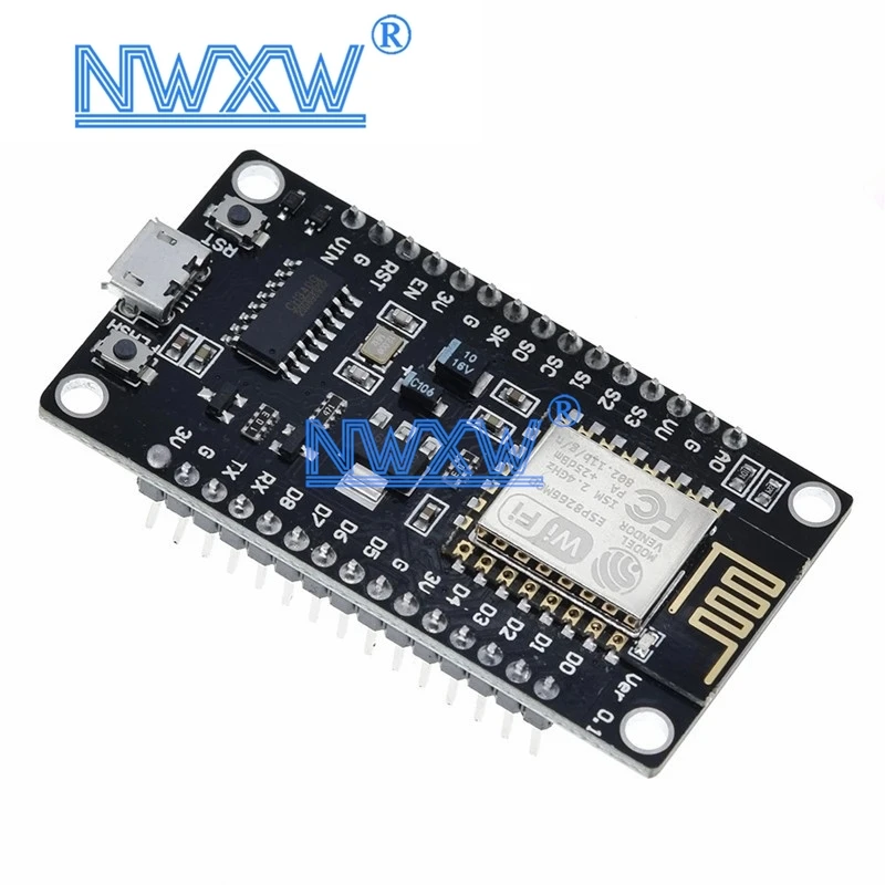 Беспроводной модуль NodeMcu V3 CH340 Lua WIFI Плата разработки Интернета вещей ESP8266 с антенной печатной платы и USB-портом для Arduino