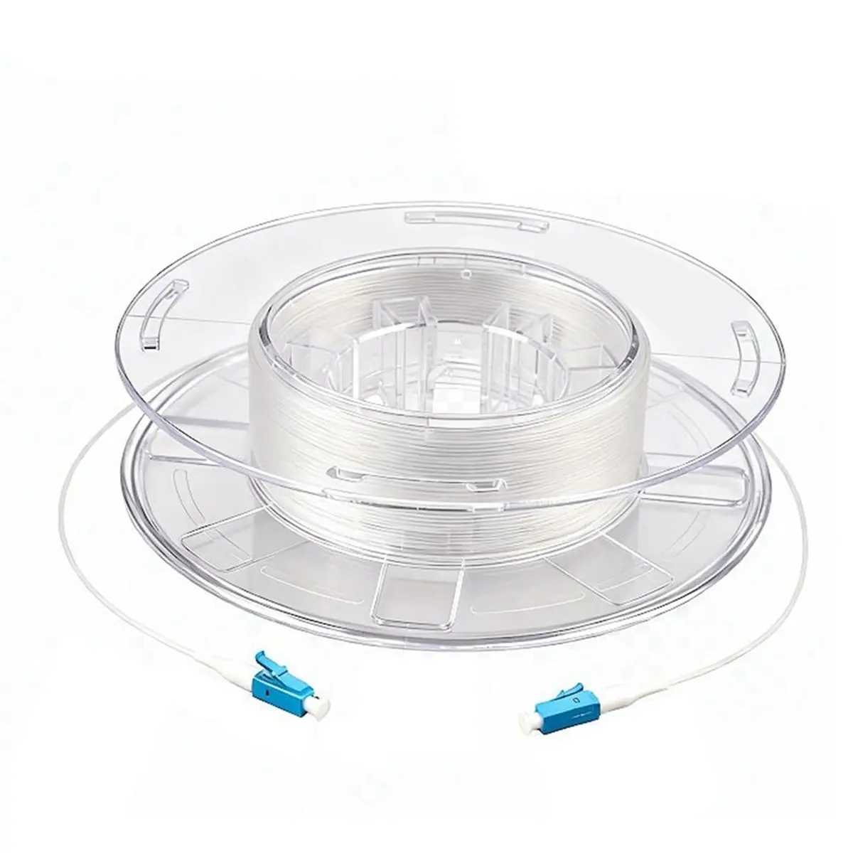 A99X LC/UPC Indoor Single Mode Fiber Patch Cord Indoor Transparent Fiber G657A2 Singlemode Single Core Jumper 30M