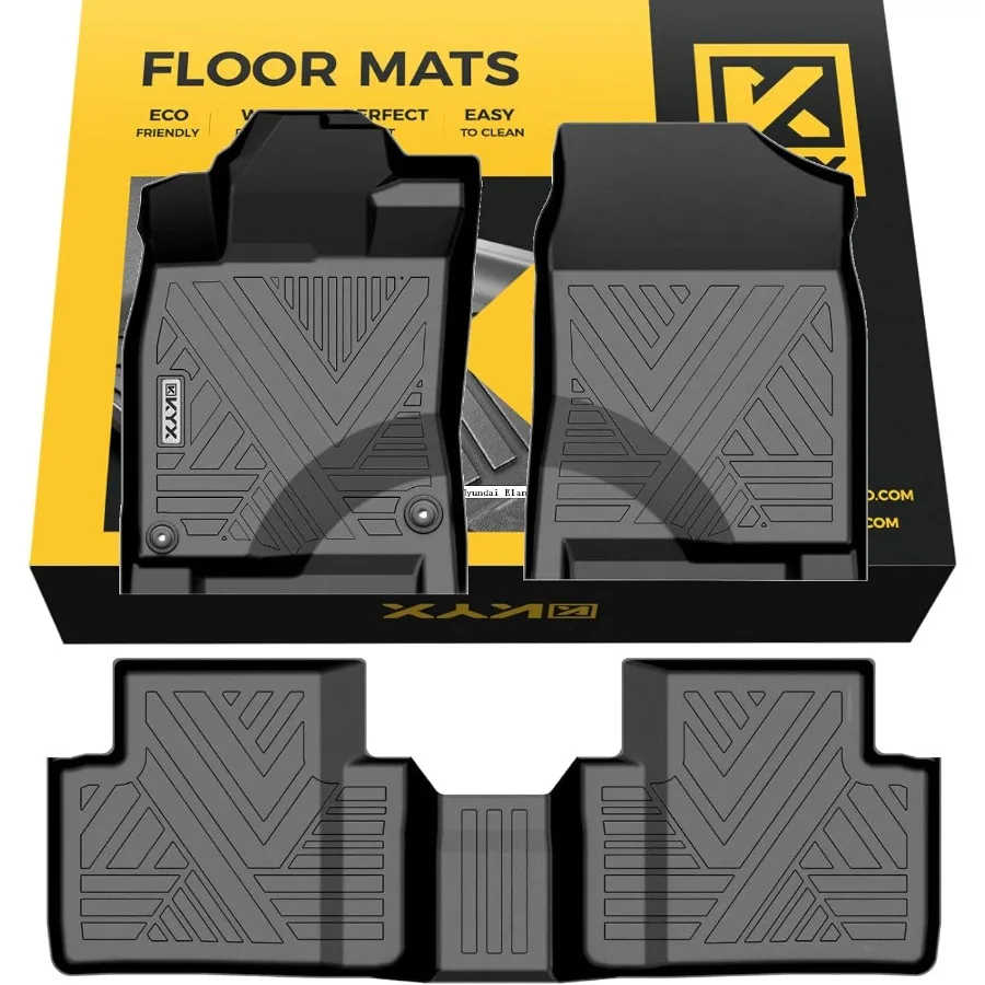 All Weather Floor Mats for Honda Civic 20162021 Sedan 20172021 Hatchback 20162020 Coupe Custom Fit 1st 2nd Row TPE Material Non