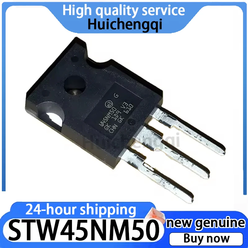 1PCS Original Genuine STW45NM50 W45NM50 Package TO-247-3 500V 45A MOSFET