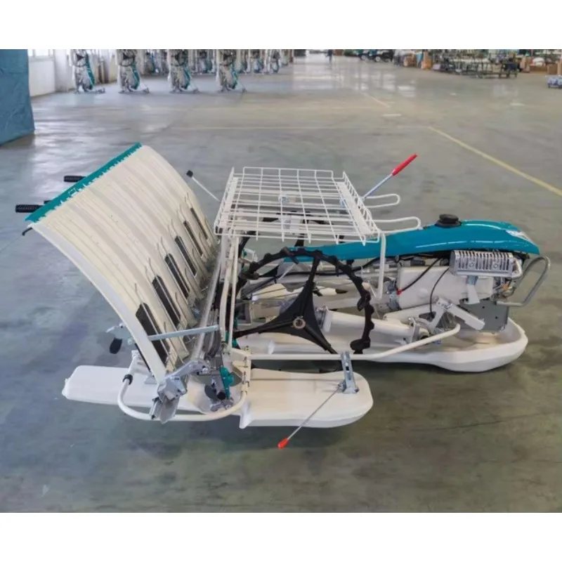 High-speed 6-row  Rice Transplanting Machine Equipped With An Engine Suitable For Large-scale Continuous Operations