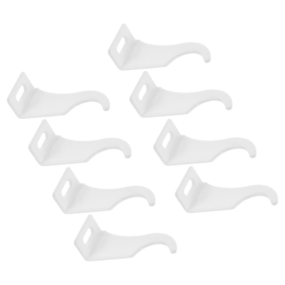 

8Pcs Radiator Towel Rail Hooks Heavy Duty Metal Coat Hat Holders Adjustable Utility Hooks for Bathroom Kitchen Closet