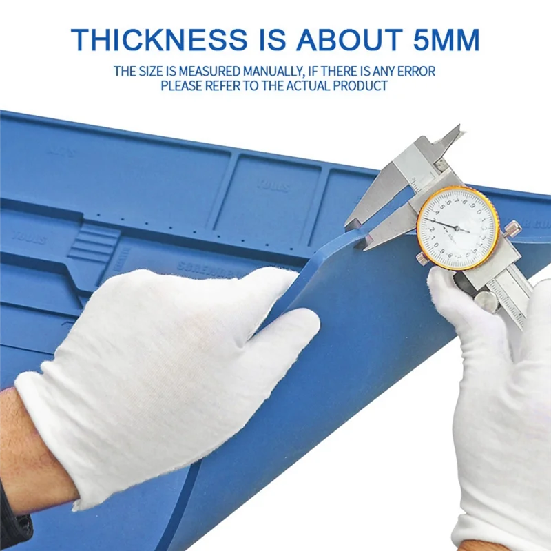 A44Z-Magnetisches Silikonpad für die Reparatur von Mobil- und Computer-Motherboards mit Schraubenpositionierungs-Reparaturmatte