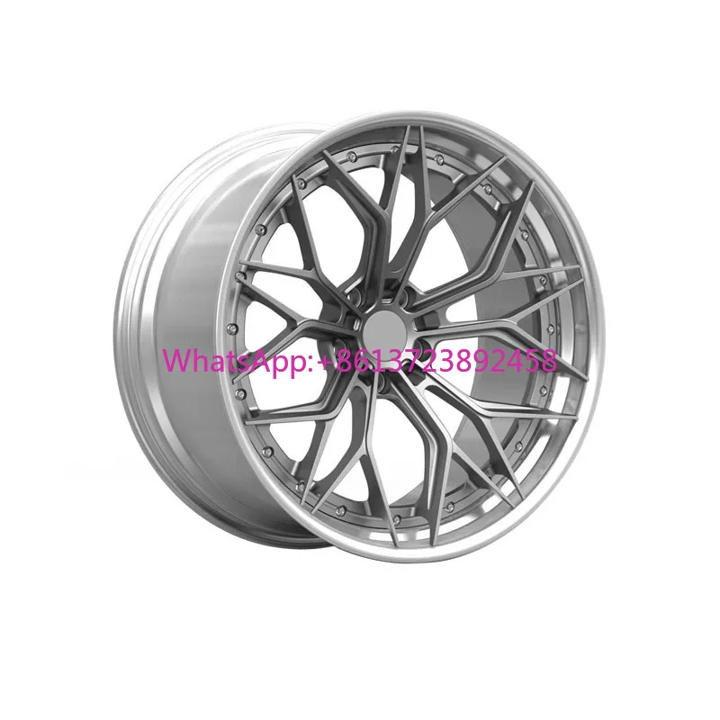 

19 20 21 22 Inch 5*130 5*120 2 Piece Forged Wheels Rim for BMW X5 X6 330I 530I 730I A6 A7 A7 Q5 Q7 Series