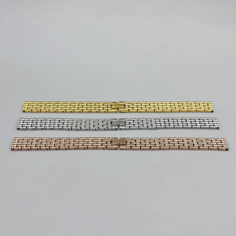 Neues 8/9/10/11/12/13/14/15/16mm Edelstahl-Uhrenarmband für Damen in Silber, Gold, Schwarz und Roségold, passend für jede Marke – Detail 5