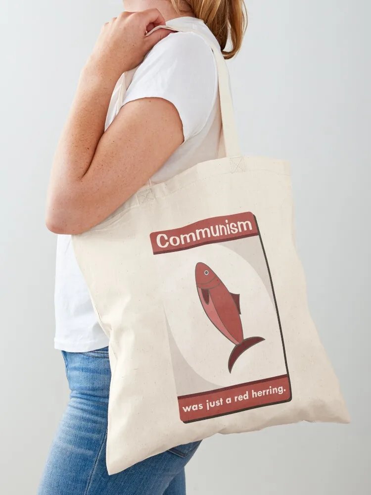 

Red Herring Tote Bag Customizable tote bag tote bag men Canvas shopping trolley