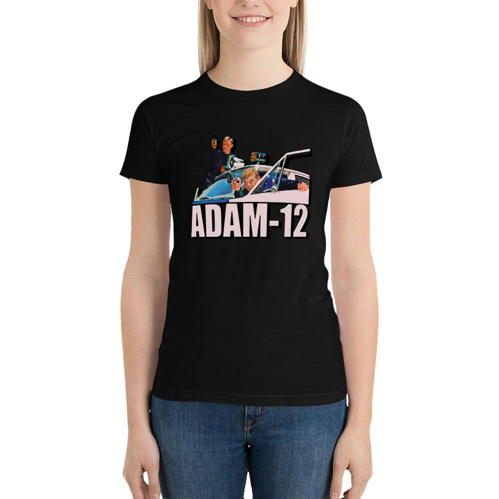 Retro one Adam 12 Tribute T-Shirt summer top sublime vintage clothes t-shirts for Women graphic tees funny