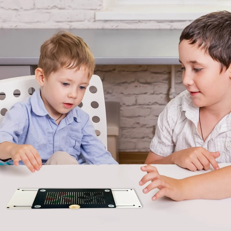 ปริศนาไม้สร้างสรรค์ของเล่นสำหรับเด็กแบบพกพาคณะกรรมการกิจกรรมการศึกษา 15UB