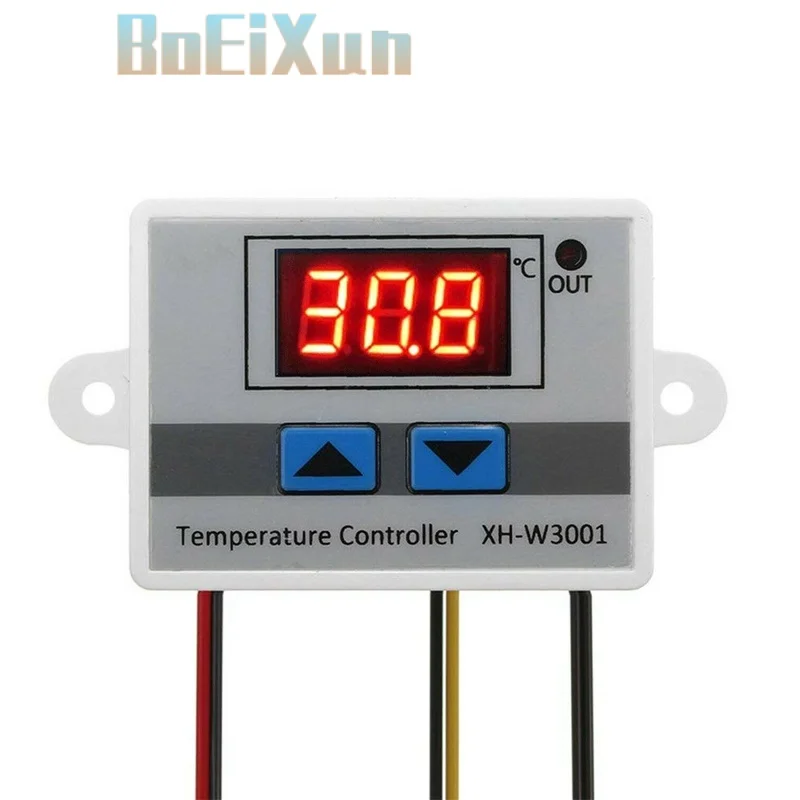 XH-W3001 Digital Temperature Controller Thermostat W3001 110V 220V 12V 24V Thermoregulator Aquarium Incubator Temp Regulator