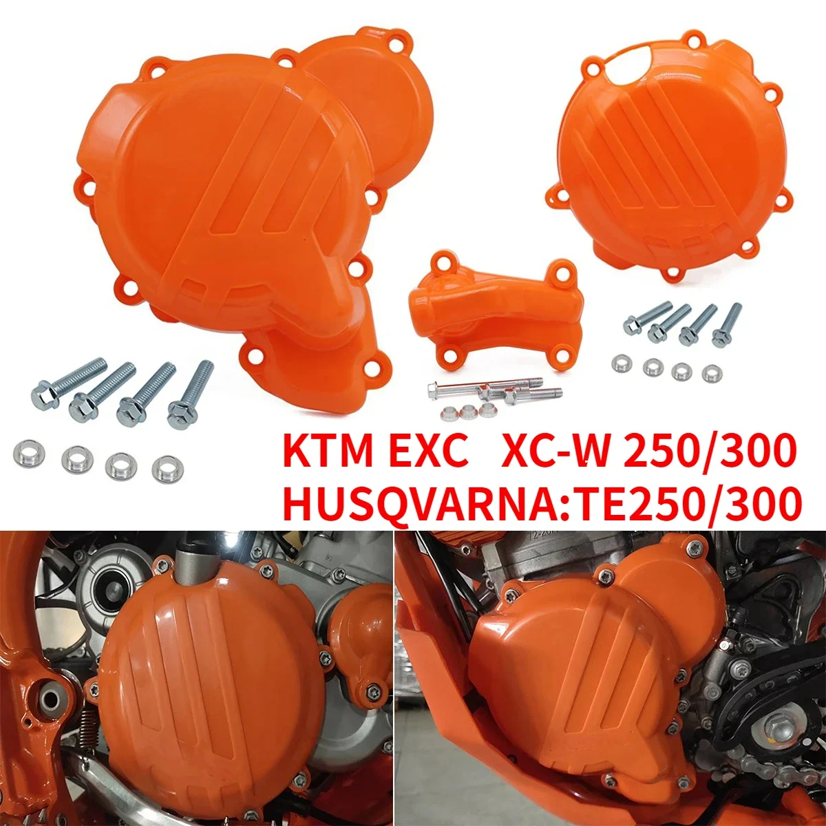

Детали для KTM EXC TPI XC-W SX XC TE TC 250 300 300i 2017-2021, защита сцепления двигателя мотоцикла, крышка водяного насоса, протектор зажигания