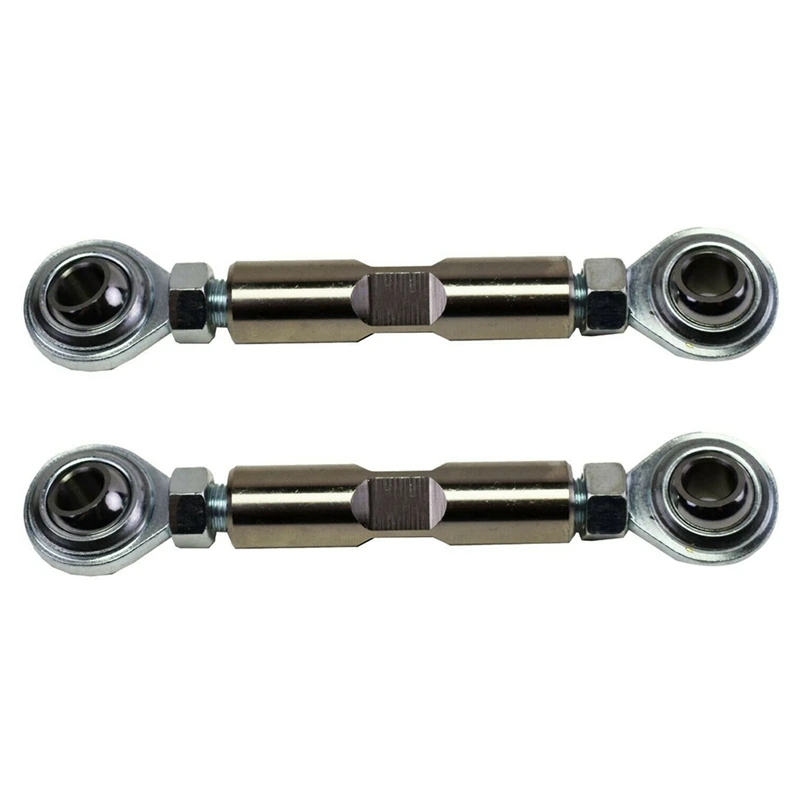 

2X 2-1/2Inch Adjustable Tensioning Rod Heim Joint Alternator Bracket For Sbc Bbc 350 454