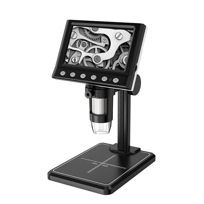 Usb type-cデジタル顕微鏡,1000x3 in 1電子顕微鏡,スタンド付きの調整可能な倍率8 led拡大鏡