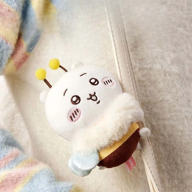 Bee Series Cartoon Cute Hachiware Usagi Doll Soft Cute Plush Doll Ornaments Car Interior Decoration Small Ornaments view 5