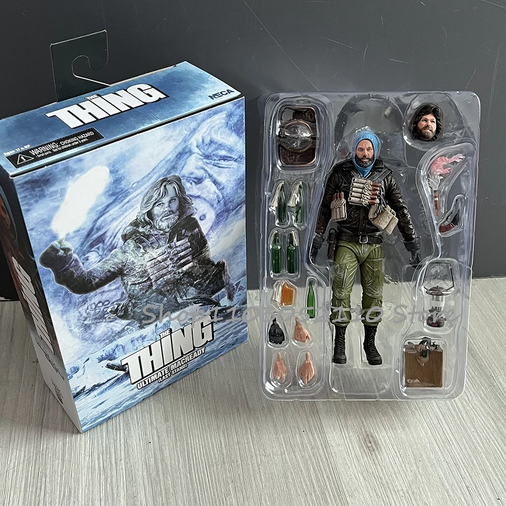 NECA The Thing (الحامل الأخير) شخصية الحركة Ultimate MacReady PVC تمثال نموذج دمية لعبة هدية عيد الميلاد هدايا عيد الميلاد