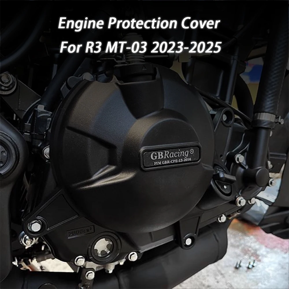 

For Yamaha R3 MT-03 2023-2025 Motorcycles Engine Cover Protection Secondary Enginecover
