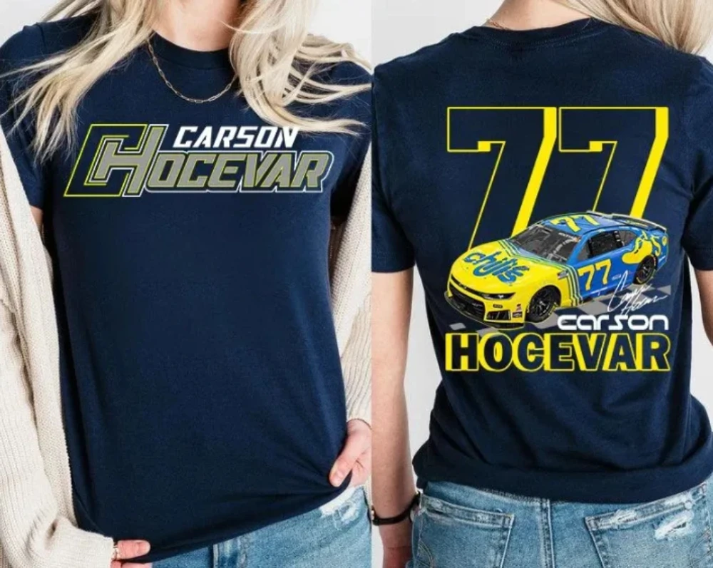 Carson Joséval Retro Racing T-Shirt Carson Joséval Retro Shirt Pure Cotton Loose Fit, Couple Style, All Seasons Streetwear Shirt