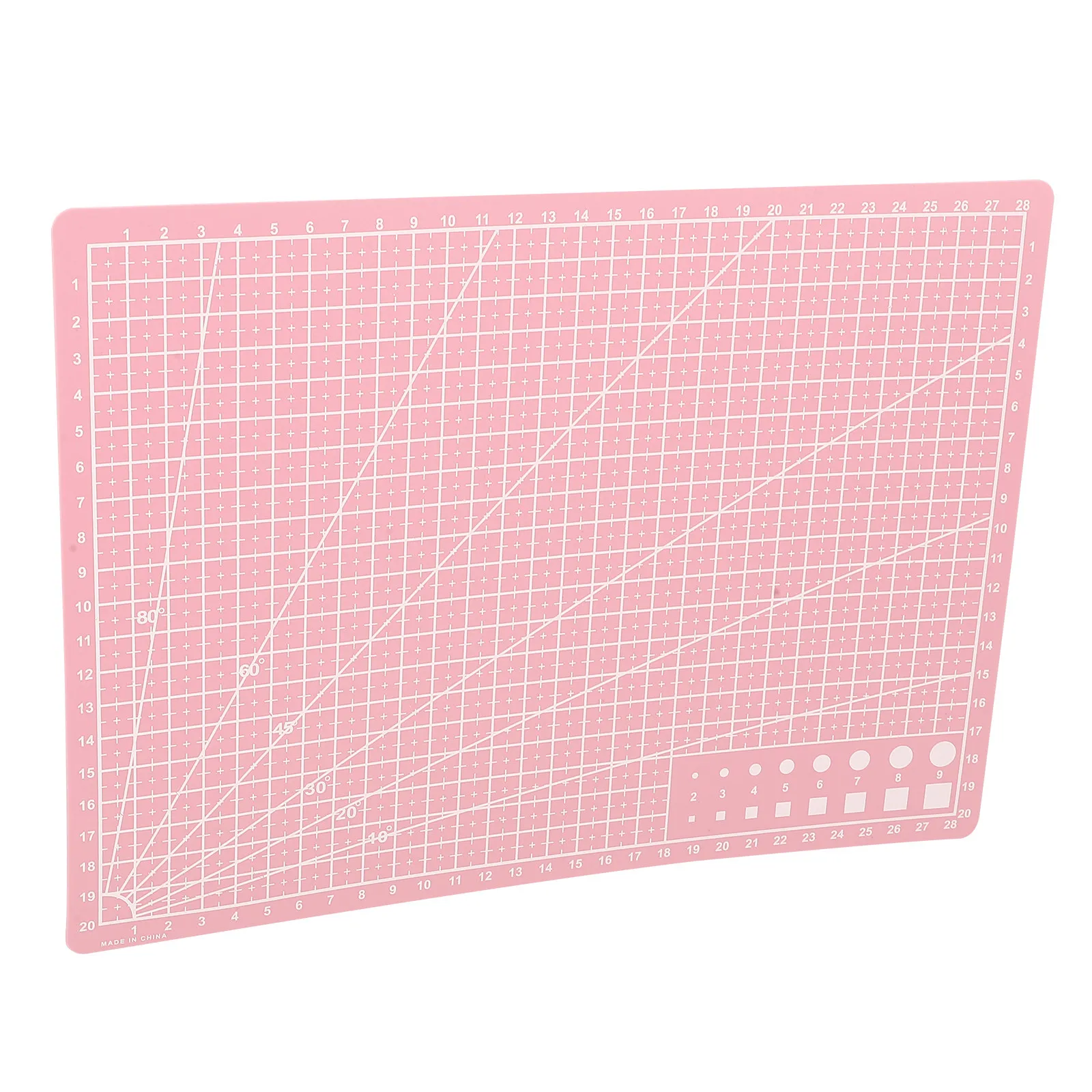 

A4 Craft Cutting Mat for DIY Engraving Projects Flat Surface No Burrs Plastic Cutting Pad for Handicrafts Sewing Quilting and
