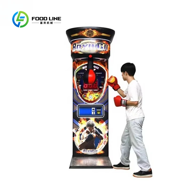 Rocky Force Measurement Boxing Machine Outdoor Sport Punch Training Arcade Machine Customized
