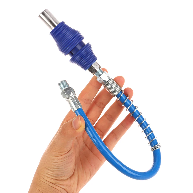 1/2PCS Car Parts 12000PSI High Pressure Grease Coupler Nozzle Hose Pump Syringe Grease NPT1/8 Adapter Brake Oil Change Tools