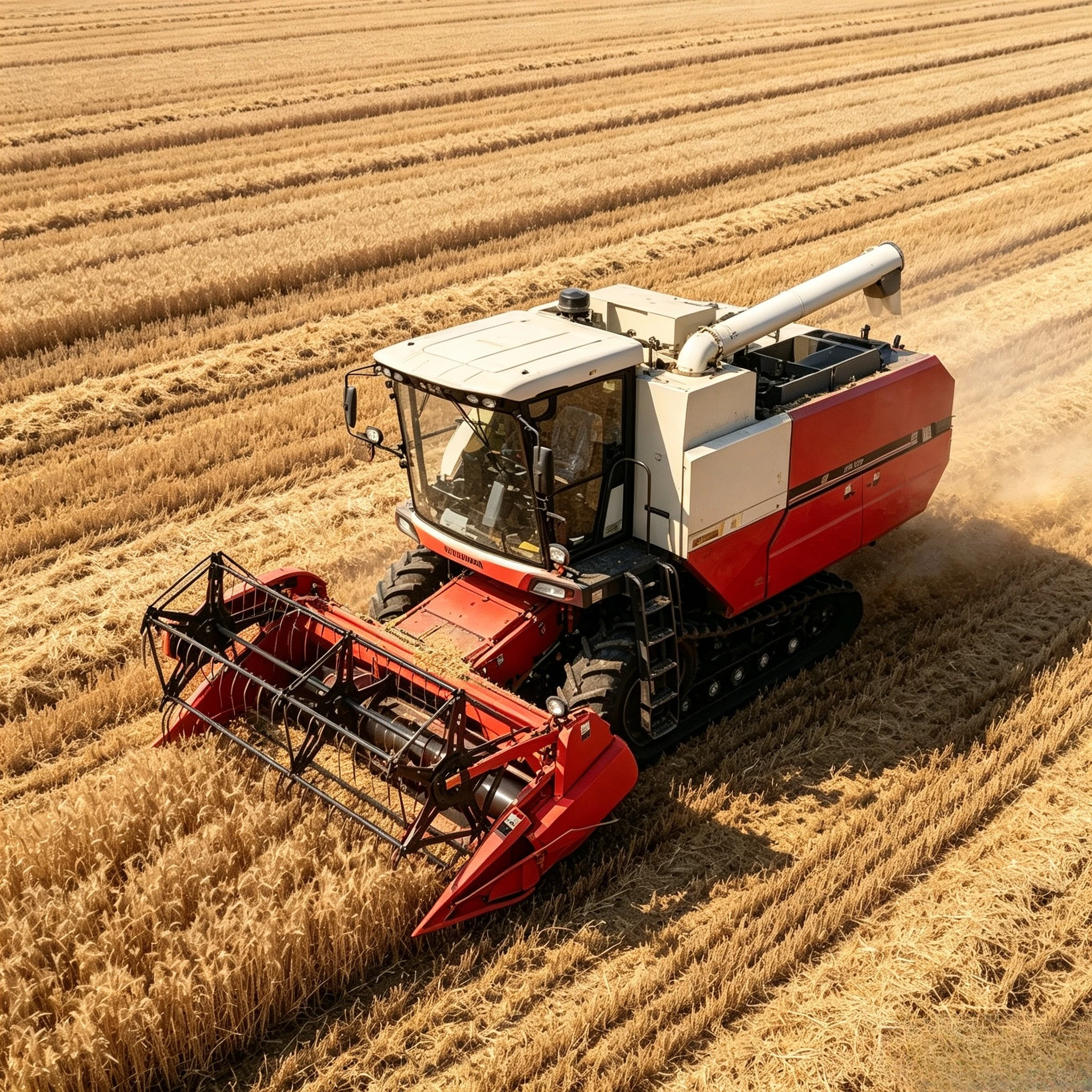 Farming Agriculture Video - Mietitrebbia per Grano, Macchina Agricola, Attrezzatura