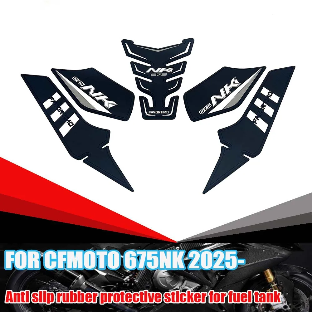 

NEW FOR CFMOTO 675NK NK675 675 NK CF675 Motorcycle Anti Slip Fuel Oil Tank Pad Side Knee Grip Decal Protector Sticker Pads